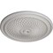 Ekena Millwork Trinity Ceiling Medallion (Fits Canopies up to 3"), Hand-Painted Ultra Pure White, 22"OD x 1 3/4"P CM22TNUWF - alternate 2